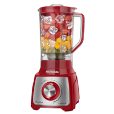 Liquidificador Mondial L-1200 RI Turbo 3L Com 12 Velocidades 1200w - Vermelho 110V Liquidificador Mondial L-1200 RI Turbo 3L Com 12 Velocidades 1200w - Vermelho 110V