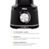 Liquidificador Philco PLQ15A 12 Velocidades - Preto 110V