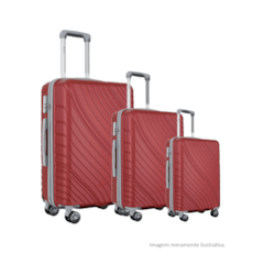 Mala de Viagem Cruzeiro ABS Pequena 20" - Bordo