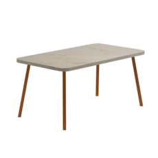 Mesa Carraro Stellar 1597 Com 6 cadeira 1749 - Petra/Rose Mesa Carraro Stellar 1597 Com 6 cadeira 1749 - Petra/Rose