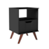 Mesa de Cabeceira Movelbento 1 Gaveta MB 1106 - Preto