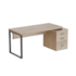 Mesa de Escritório Marzo Prima Arquivo 150 com Gaveta - Fresno