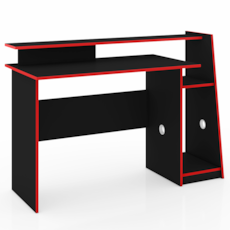 Mesa Gamer Movelbento Evolution MSM448 - Preto Vermelha  Mesa Gamer Movelbento Evolution MSM448 - Preto Vermelha