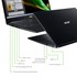 Notebook Acer A315-34-C9WH Celeron - 4GB RAM - 128GB SSD - Tela de 15,6”- Windows 11