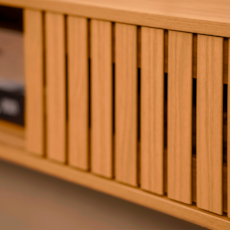 Painel Linea Brasil Amarante 1,80 Metros - Canela / Off White Fosco