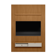 Painel Linea Brasil Ripado 1,80 cm x 2,50 cm - Nature/Off White Painel Linea Brasil Ripado 1,80 cm x 2,50 cm - Nature/Off White