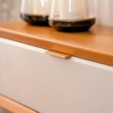 Painel Linea Brasil Sintra 1,79 - Jequitiba/Off White Fosco