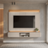 Painel Linea Brasil Zurique 2.0 Com Led - Tauari/Off White
