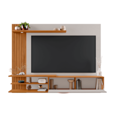 Painel Notável NT1355 180cm - Off White/Freijó Painel Notável NT1355 180cm - Off White/Freijó