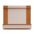 Painel Notável NT1365 1.6 - Off White/Freijó