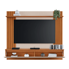 Painel Notável NT1365 1.6 - Off White/Freijó Painel Notável NT1365 1.6 - Off White/Freijó