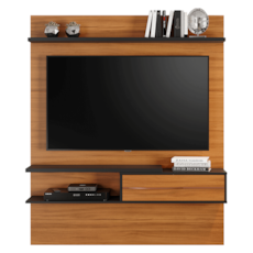 Painel para TV até 55" Notável NT1155 1.35M - Freijó Trend / Preto Painel para TV até 55" Notável NT1155 1.35M - Freijó Trend / Preto