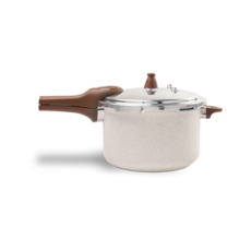 Panela de Pressão com Indução Brinox Pressure 6,8 Litros 4952/103 - Vanilla Panela de Pressão com Indução Brinox Pressure 6,8 Litros 4952/103 - Vanilla