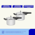 Panela de Pressão Tramontina 4,5L Inox Brava - 62616/200