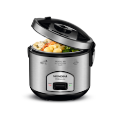 Panela Elétrica Arroz Mondial Pratic Rice PE-42 - Inox 10 Xícaras 700w 110v Panela Elétrica Arroz Mondial Pratic Rice PE-42 - Inox 10 Xícaras 700w 110v