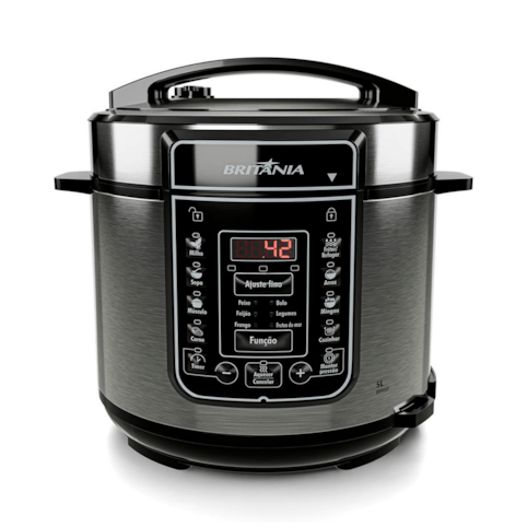 Panela Elétrica Britânia Pressão BPP05P 5 Litros - Inox 110V 