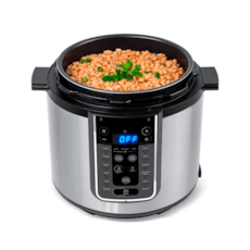 Panela Elétrica Midea Pressão MasterSteam 6 Litros - Inox 110V Panela Elétrica Midea Pressão MasterSteam 6 Litros - Inox 110V