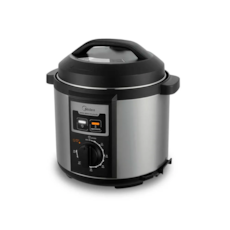 Panela Elétrica Midea Pressão PPB71 6 Litros - Inox 110V Panela Elétrica Midea Pressão PPB71 6 Litros - Inox 110V