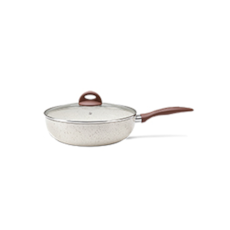 Panela Wok Com Tampa Brinox Smart Plus 28 cm 4774/143 - Vanilla Panela Wok Com Tampa Brinox Smart Plus 28 cm 4774/143 - Vanilla