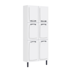 Paneleiro Itatiaia Duplo New Premium 6 Portas 3500001881 - Branco Paneleiro Itatiaia Duplo New Premium 6 Portas 3500001881 - Branco