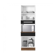 Paneleiro Itatiaia Exclusive Forno 3500001925 - Grafite / Preto / Nogal