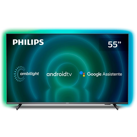 Philips Smart TV UHD 4K 55" 55PUG7906 LED - Android, Netflix, Youtube