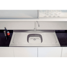 Pia Inox Tramontina 120 cm New Raggi Com Valvula