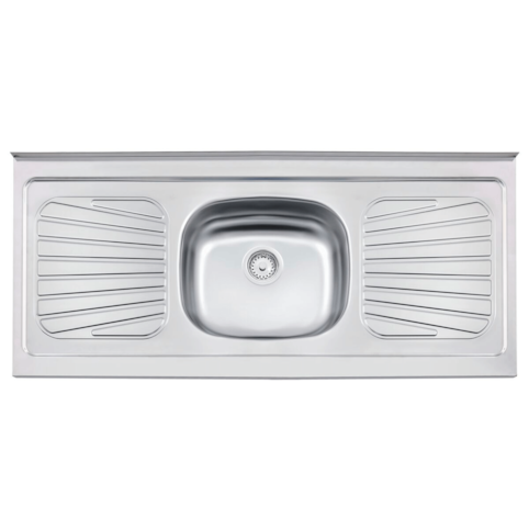 Pia Inox Tramontina 120 cm New Raggi Com Valvula