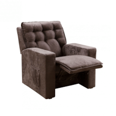 Poltrona do Papai Reclinável Detroit Hellen - Velut Tabaco Poltrona do Papai Reclinável Detroit Hellen - Velut Tabaco
