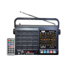 Rádio Portátil Motobras AM/FM RM-PU32AC USB - Controle remoto