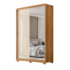 Roupeiro Demóbile 2 Portas de Correr Riva 100% MDF 22515KPE - Cinamon/Off White