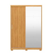 Roupeiro Demóbile 2 Portas de Correr Riva 100% MDF 22515KPE - Cinamon/Off White