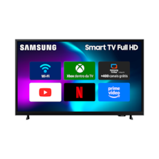 Samsung Smart TV 43" Full HD UN43F6000, Processador Hyper Real, Controle Único