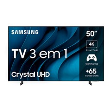 Samsung Smart TV 50 polegadas Crystal UHD 4K 50CU8000 2023, Painel Dynamic Crystal Color, Controle Remoto Único