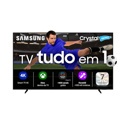Samsung Smart TV 55" UHD 4K UN55U8100, Processador Crystal 4K, Controle Único
