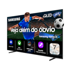 Samsung Smart TV 55" UHD QLED Ultra 4K QN55QEF1A, Processador IA Q4, Controle Único