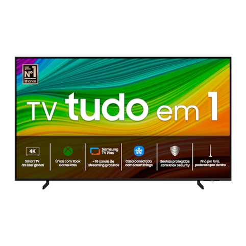 Samsung Smart TV 65" polegadas UHD 4K QN65Q60DA, Processador Quantum Lite 4K,Controle Único