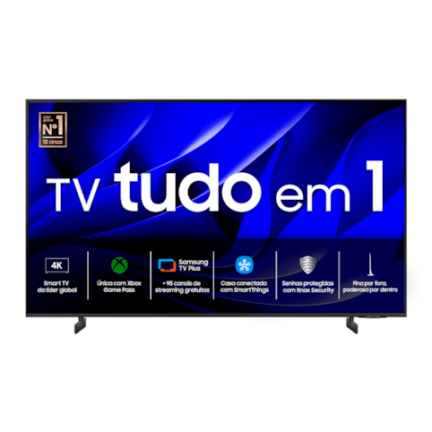 Samsung Smart TV 85" polegadas UHD 4K UN85DU8000, Processador Crystal 4K, Controle Único