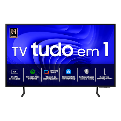 Samsung Smart TV 98" polegadas UHD 4K UN98DU9000, Processador Crystal 4K, Controle Único