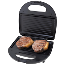 Sanduicheira Britânia Crome Inox - Preto e Cinza 750W Antiaderente 110v Sanduicheira Britânia Crome Inox - Preto e Cinza 750W Antiaderente 110v