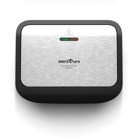 Sanduicheira e Grill Britânia BGR25A - 220V