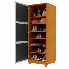 Sapataria Gelius Gold Com Pés e Espelho - Naturale Sapataria Gelius Gold Com Pés e Espelho - Naturale