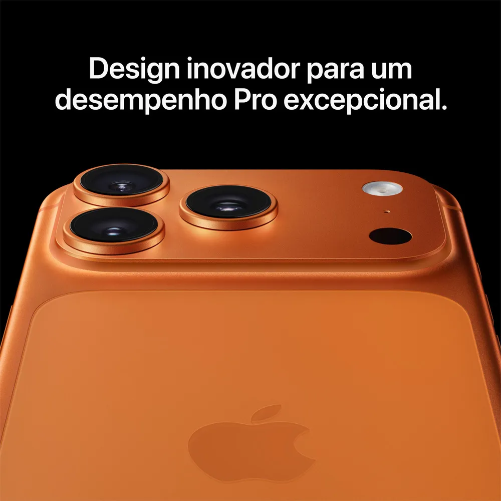 Smartphone Apple Iphone 17 Pro 256GB Laranja Cósmico - Tela 6,3