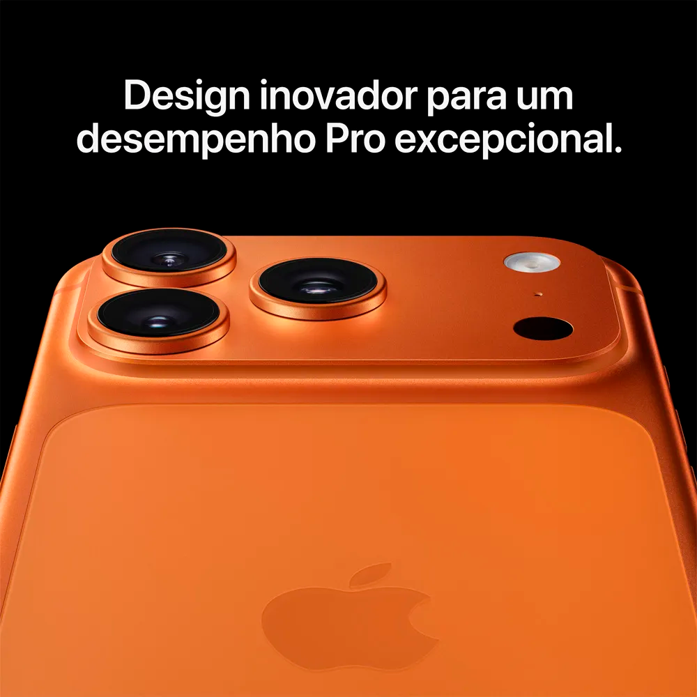 Smartphone Apple Iphone 17 Pro Max 256GB Laranja Cósmico - Tela 6