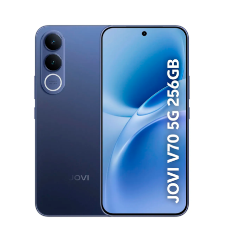 Smartphone Jovi V70 5G 256GB Azul Safira - 8GB RAM Tela 6,83” Câm. Dupla + Selfie 32MP 