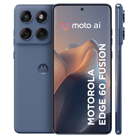 Smartphone Motorola Edge 60 Fusion 256GB 5GB - Cinza - Tela de 6,7" Câm. Tripla + Selfie 32 MP