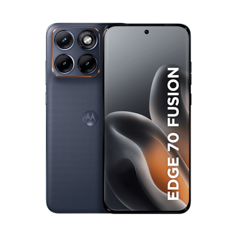 Smartphone Motorola Edge 70 Fusion 256GB 8GB - Grafite - Tela 6,8” Câm. 50MP + Selfie 32MP 