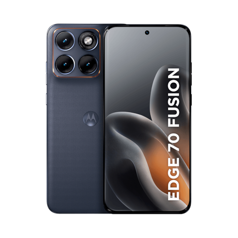 Smartphone Motorola Edge 70 Fusion 5G 256GB - Grafite - Tela 6,8" Câm. 50MP + Selfie 32MP