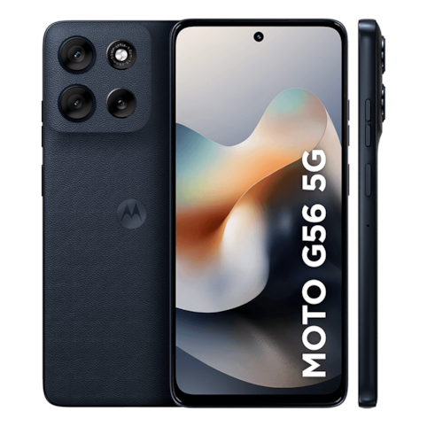 Smartphone Motorola G56 256GB 5GB - Grafite - Tela de 6,7" Câm. Tripla + Selfie 32 MP