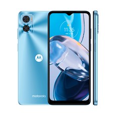 Smartphone Motorola Moto E22 128GB - Azul 4G - Tela de 6,5" Câm. Dupla + Selfie 5MP 